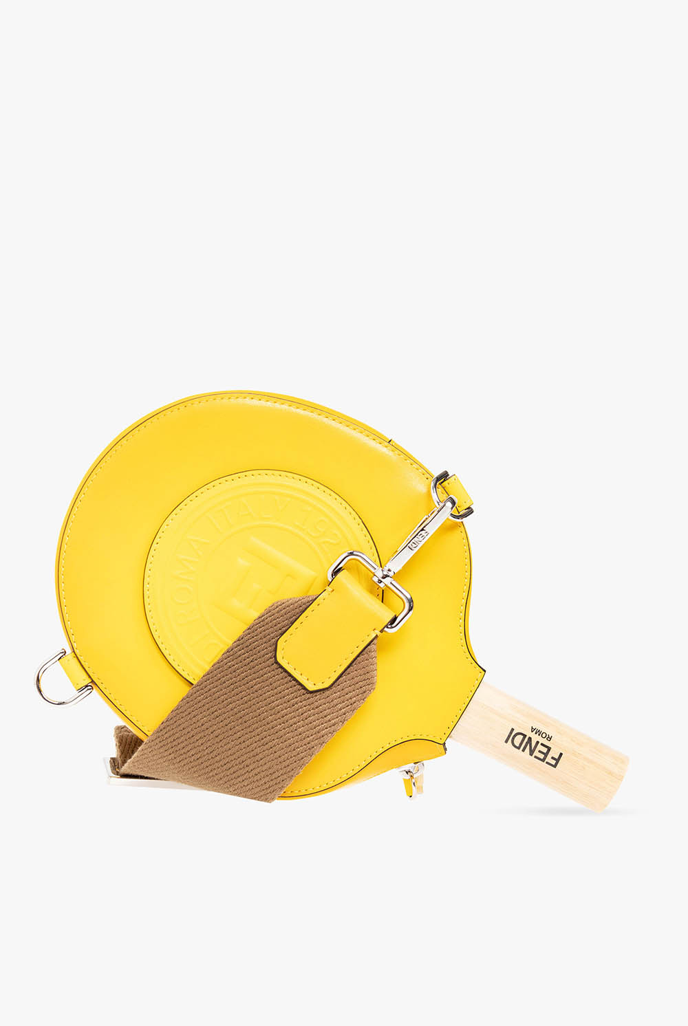Yellow Ping pong racket set Fendi - écharpe Fendi logo 100% laine