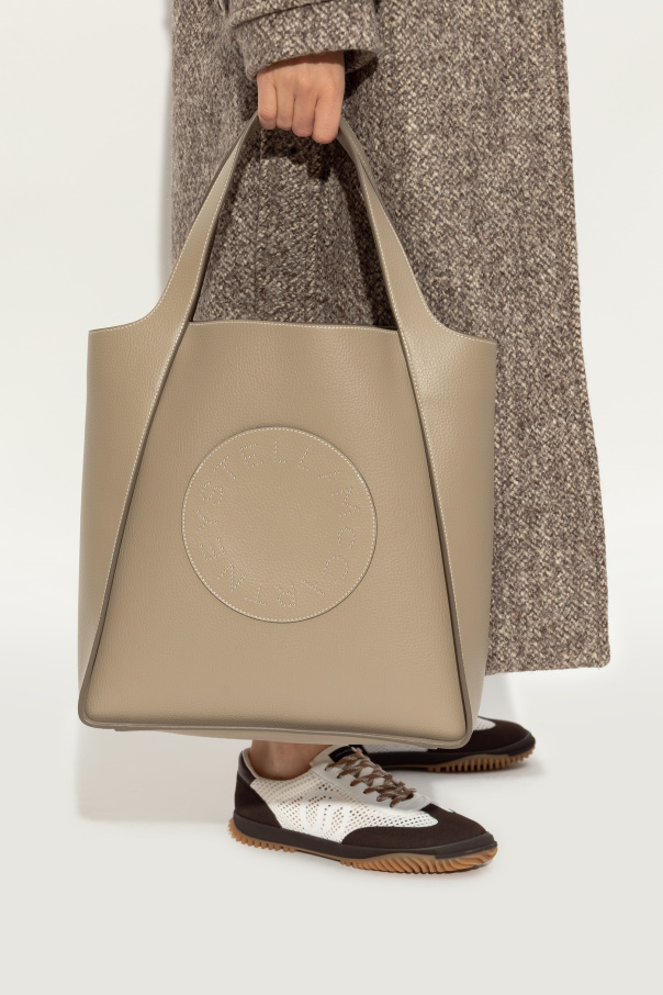 Stella McCartney Vegan leather shopper bag Logo