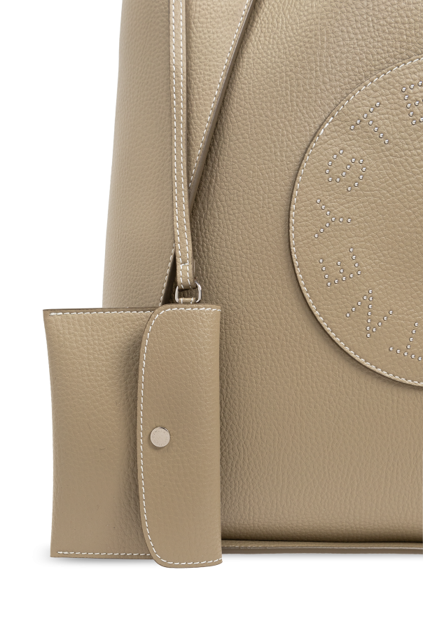 Stella McCartney Vegan leather shopper bag Logo