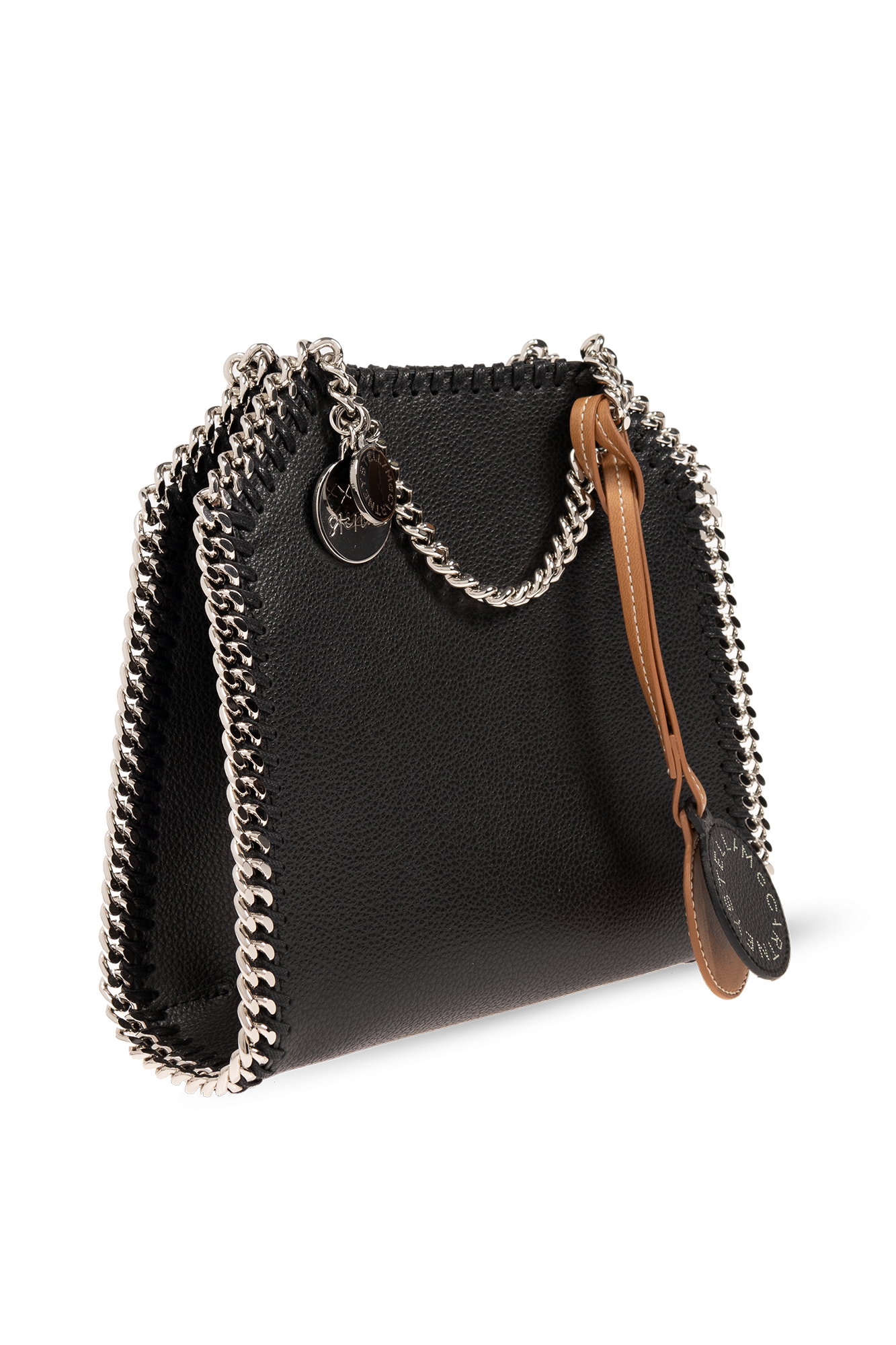 Black 'Falabella Tiny Tote' shoulder bag Stella McCartney - Vitkac