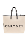 Stella McCartney cream Shopper bag with logo