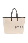Stella McCartney cream Shopper bag with logo