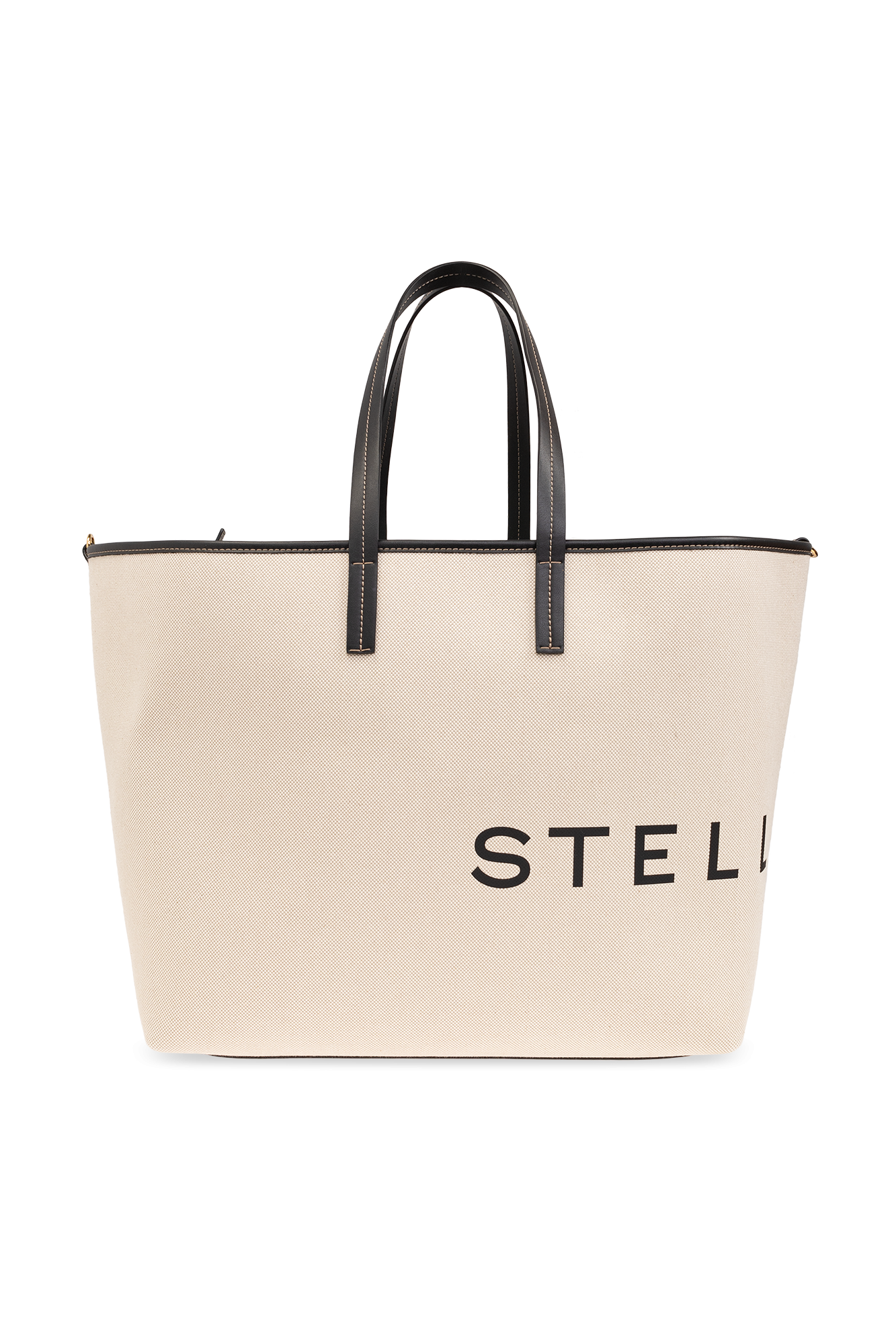 Cream Shopper bag with logo Stella McCartney - Vitkac Canada