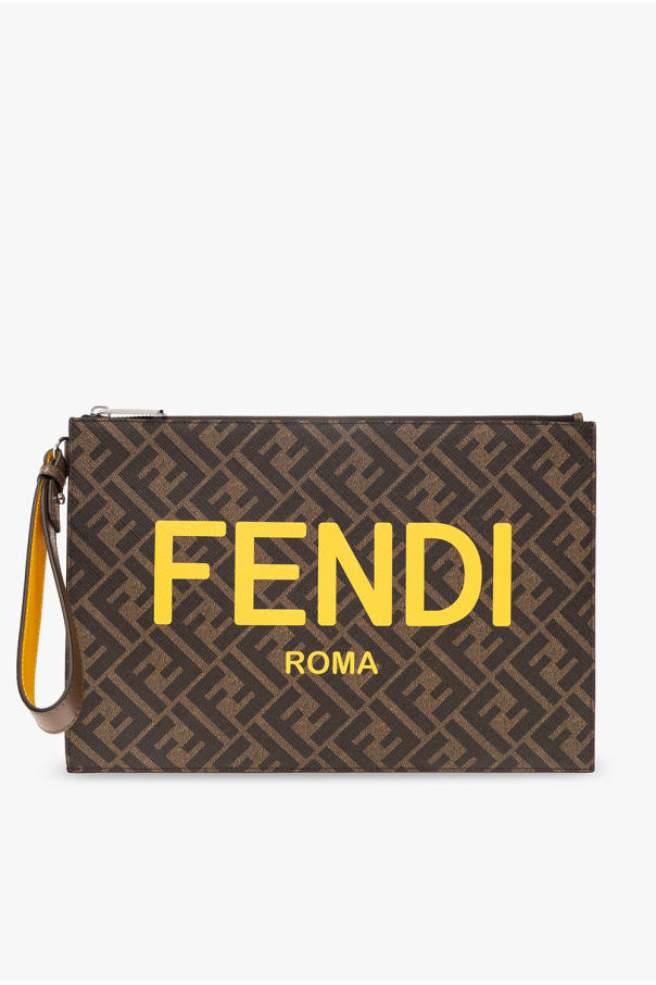 Fendi track Handbag with logo