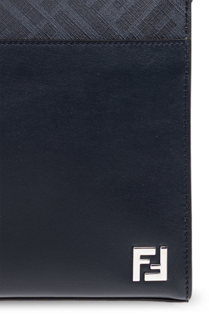 Fendi Leather hand bag with logo