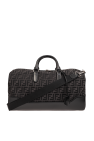 Fendi BLACK Duffel bag with logo