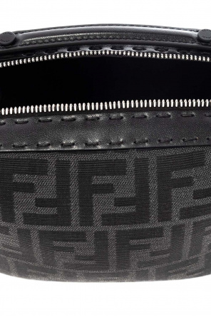 fendi zip-up Monogrammed shoulder bag