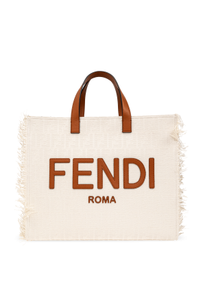 Fendi Sunshine Handle Bag 36cm Brown Ganebet Store