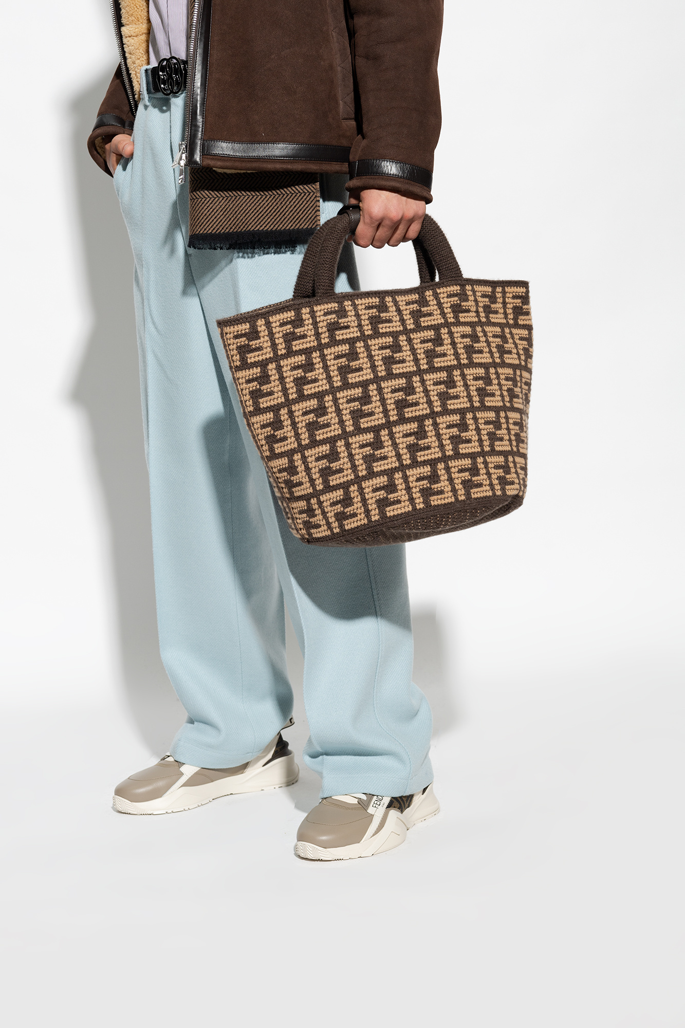Fendi Monogrammed shopper bag