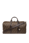 Fendi BROWN Duffel bag with logo