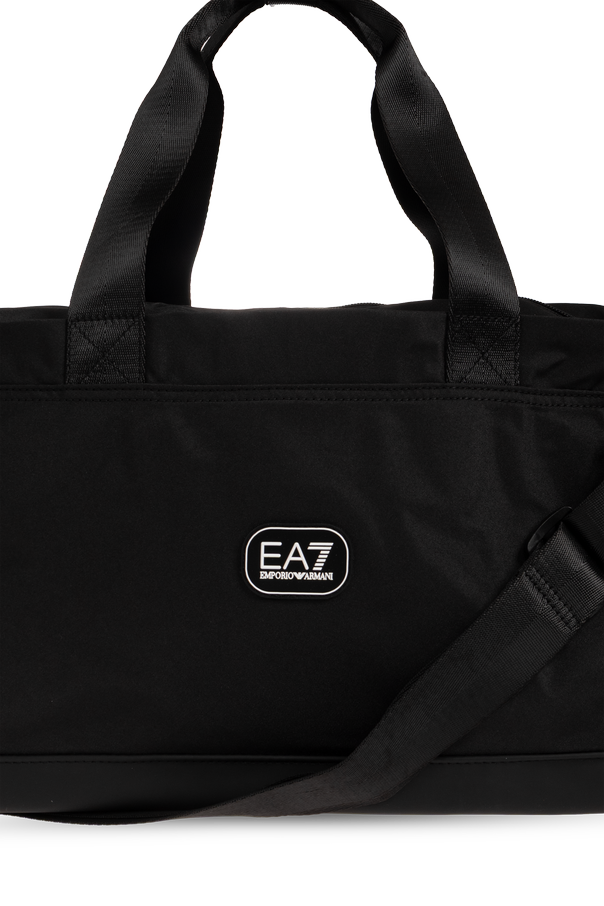 EA7 Emporio Armani Carry-on bag with logo patch