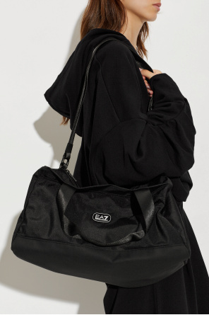 Carry-on bag with logo patch od EA7 Emporio Armani