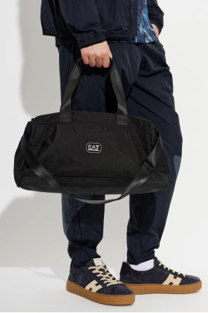 EA7 Emporio Armani Torba podręczna z naszywką z logo