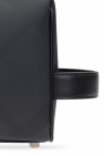 Burberry BLACK Checked wash bag