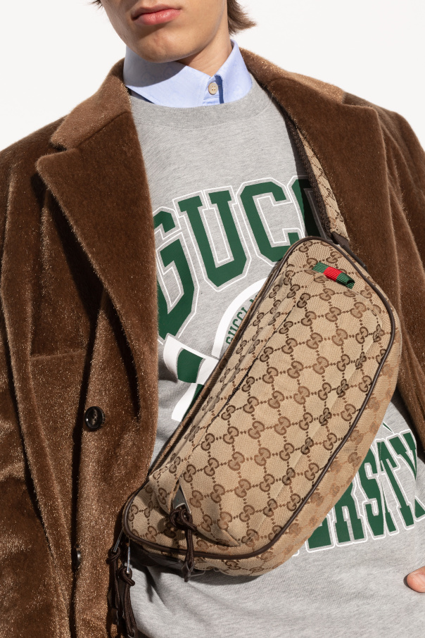 Gucci Torba na ramię z płótna `GG Supreme`