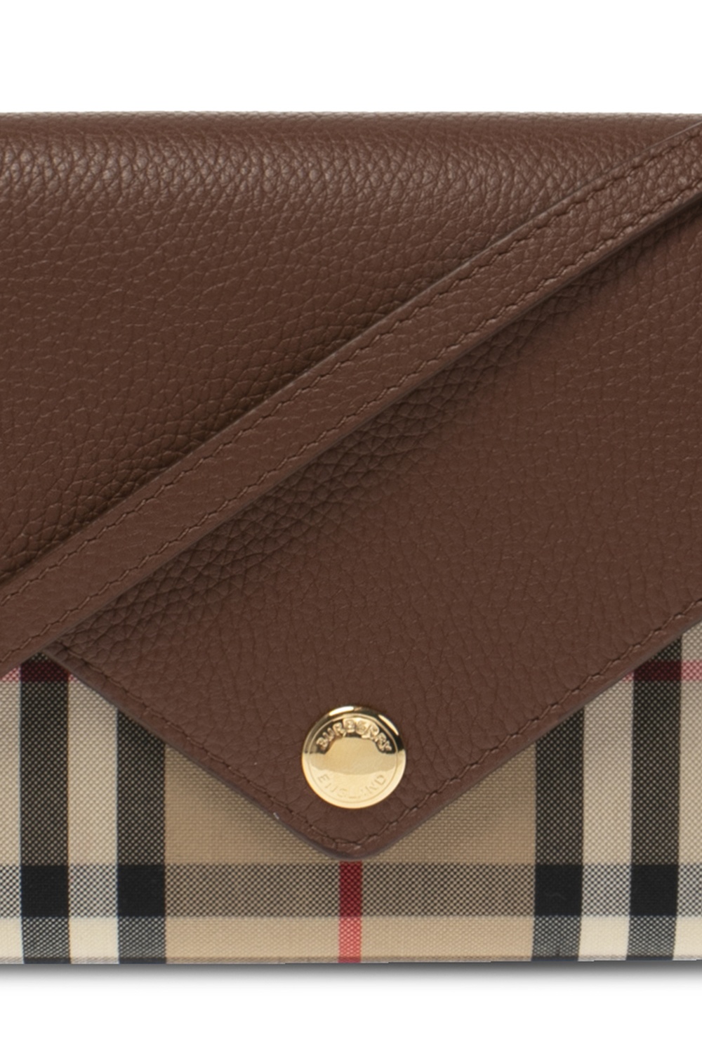 Lila Vintage Check and leather wallet