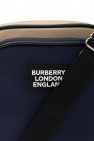 Burberry kurtka z nadrukiem Long burberry kurtka midnight navy