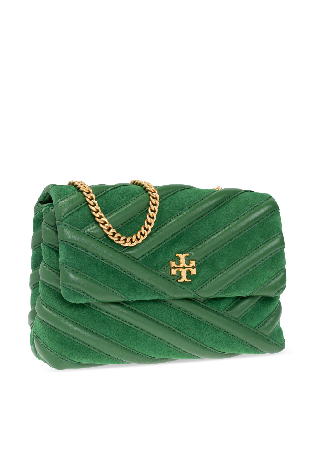 Tory Burch Kira Quilted Crossbody Bag - Green