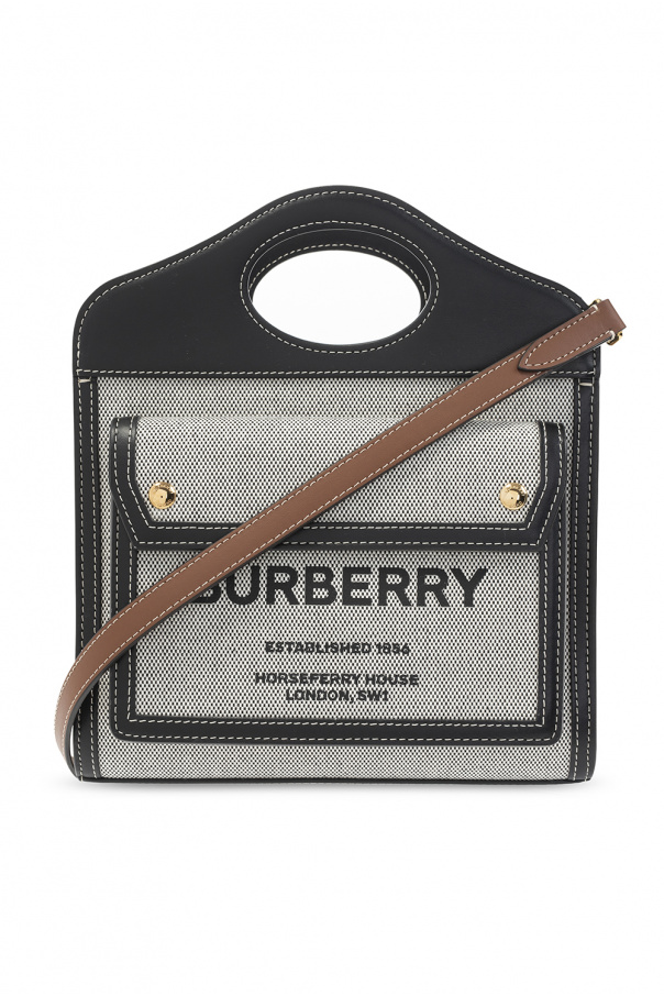 burberry logo-print Logo-printed shoulder bag