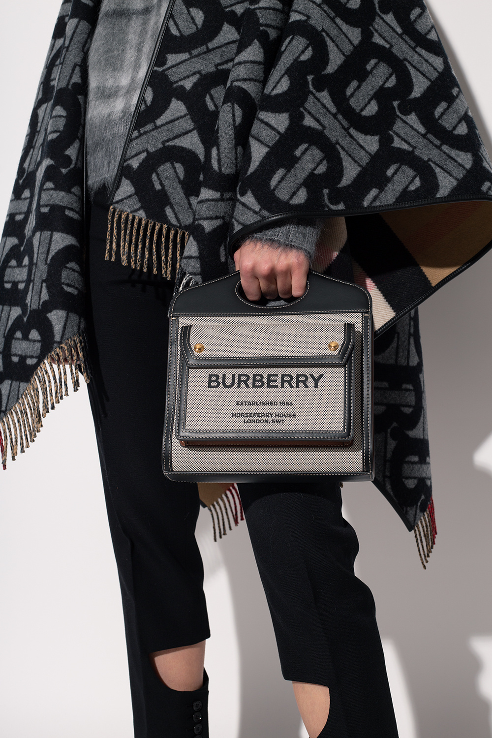 burberry logo-print Logo-printed shoulder bag