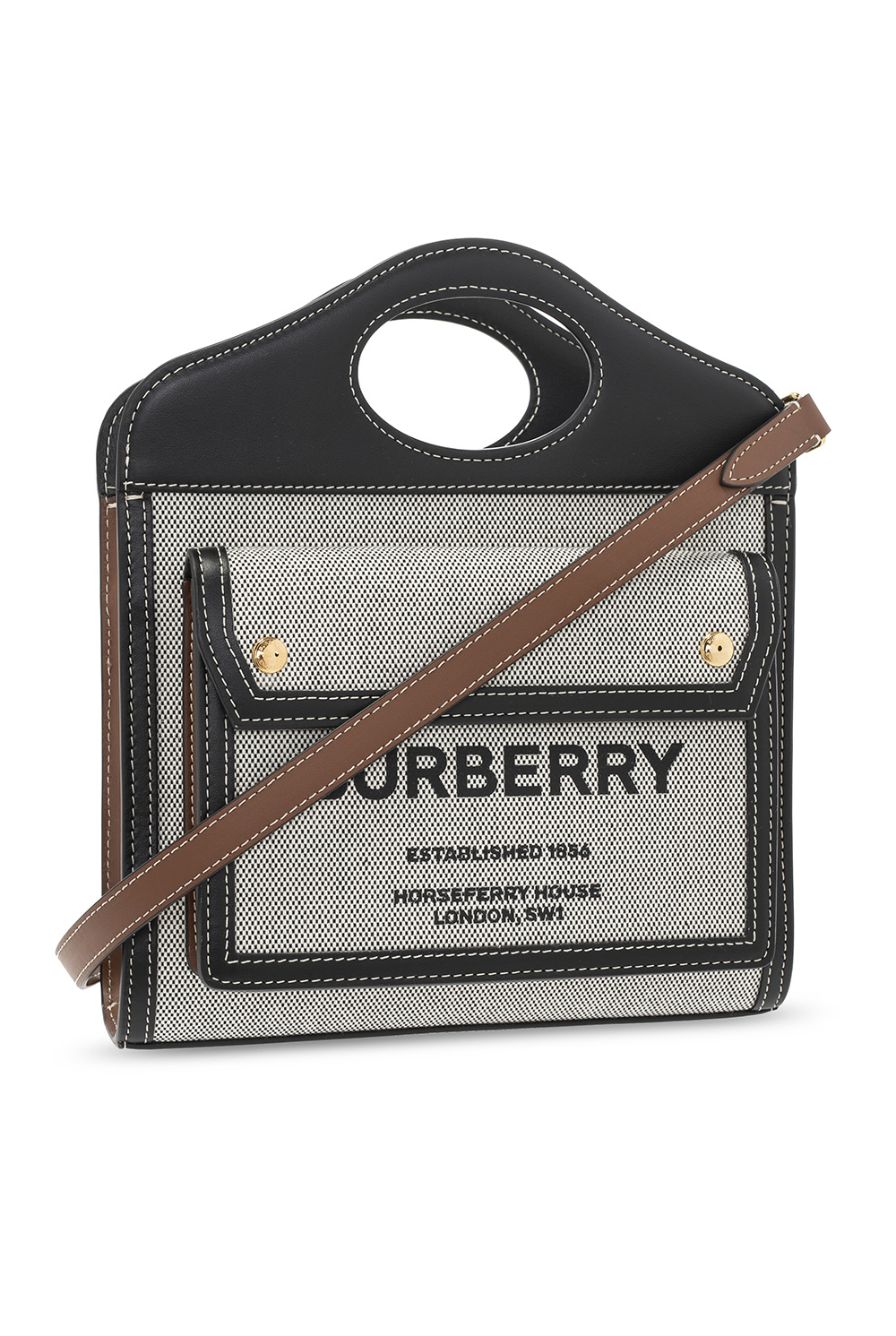 burberry logo-print Logo-printed shoulder bag