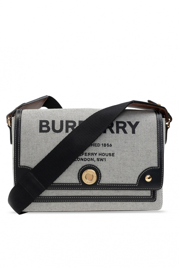 Burberry 'Burberry Karierter Schal mit Fransen Grau