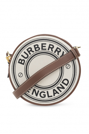 Burberry Black and Grey London Check Belt