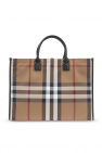 Burberry BROWN Shopper bag with logo