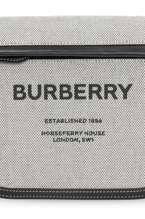 Burberry Burberry handbag in blue two tones leather