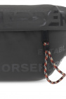 burberry fleece Belt bag with logo