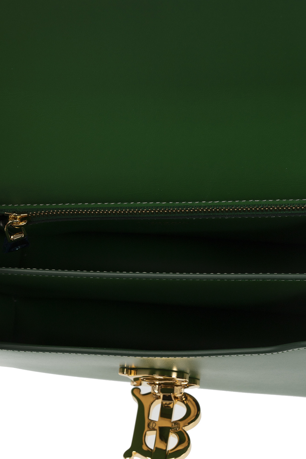 Burberry Ivy Green Leather Small TB Shoulder Bag Burberry