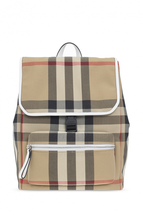 Burberry Kids ‘Dewey’ checked backpack