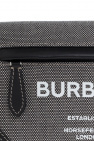 burberry LANCASTER burberry LANCASTER Globe graphic detail check technical coat