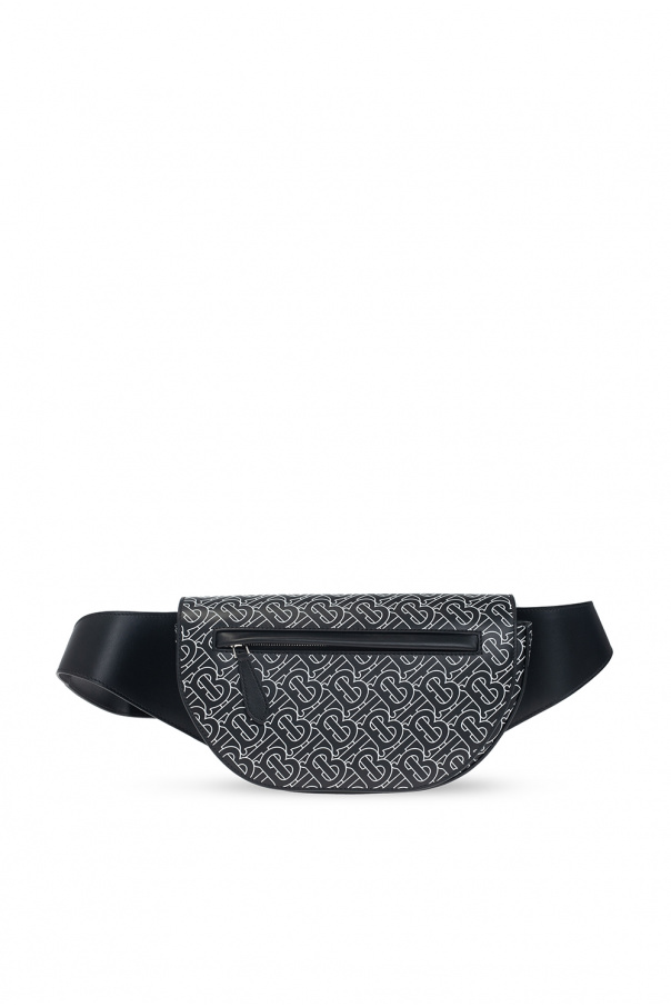 Burberry Cotton-Canvas ‘Olympia Small’ belt bag