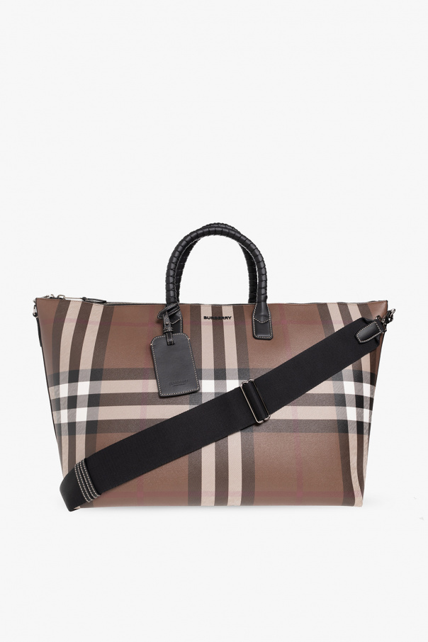 Burberry Checked holdall