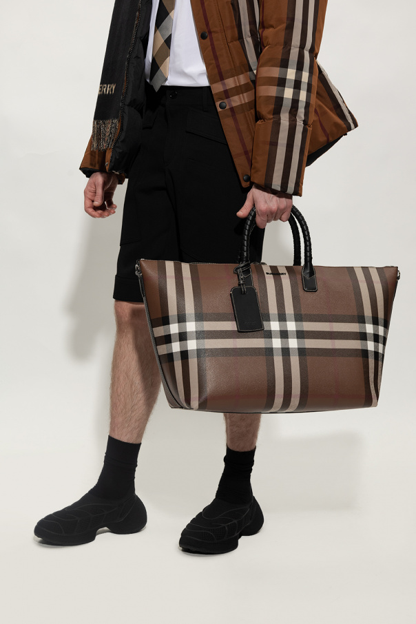 Burberry Checked holdall