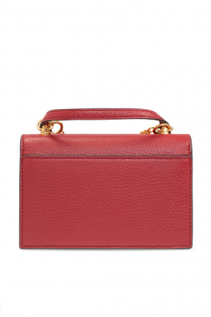 Tory Burch Robinson Printed Top-handle Mini Bag in Red