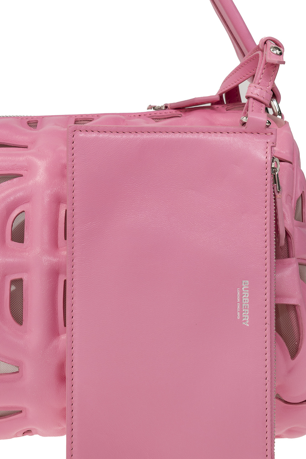 Burberry Women's 'rhombi' Shoulder Bag - Pink - Shoulder Bags