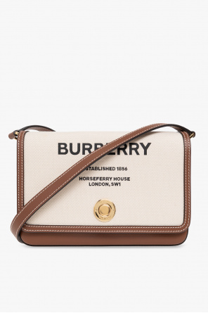 Burberry Vintage Check Suede White Beige