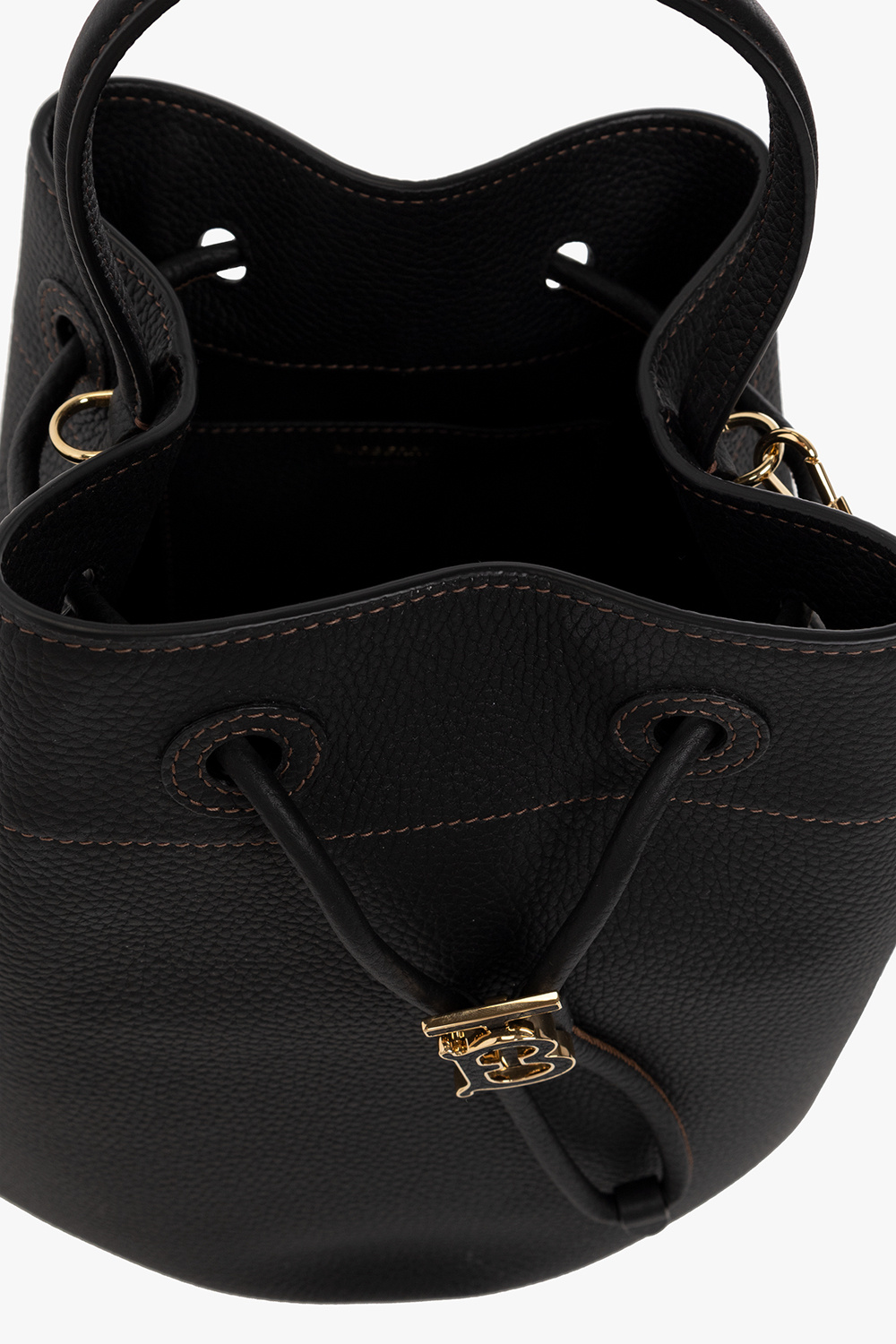 burberry BAG Leather bucket bag