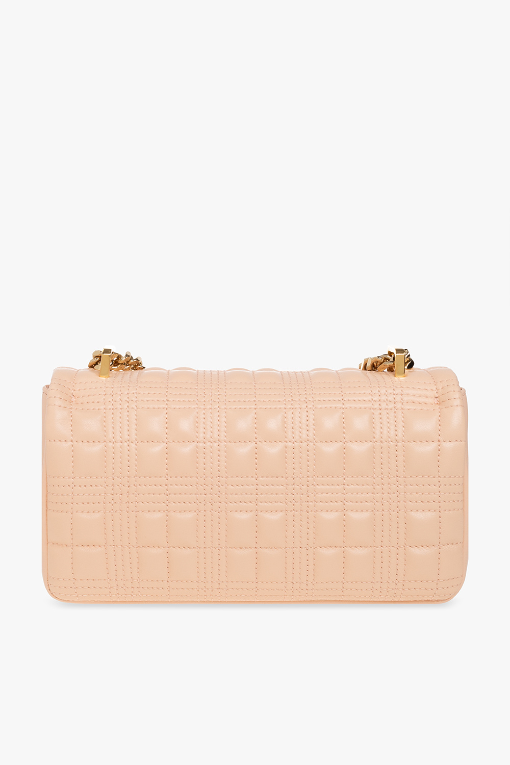 BURBERRY: Lola credit card holder in leather and coated cotton