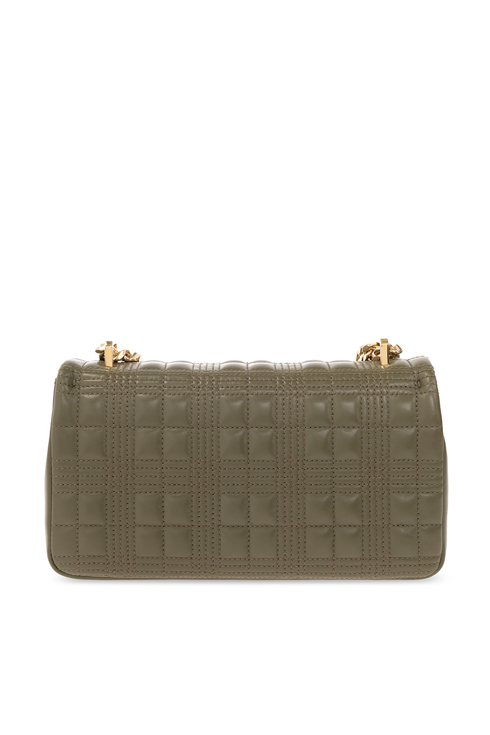 Burberry Lola Check-Quilted Leather Clutch Bag