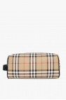 Burberry Checked wash bag