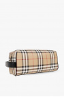 Burberry Checked wash bag