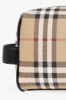 Burberry Checked wash bag