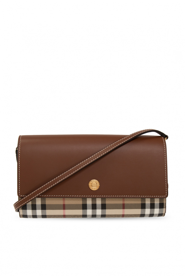 Beige ’Hannah’ wallet with strap Burberry - Vitkac GB