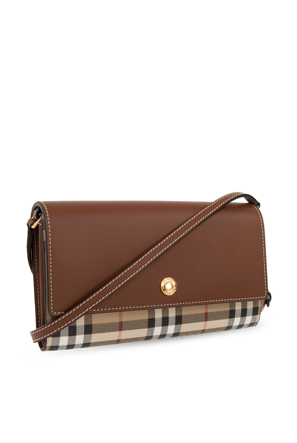 burberry homme ’Hannah’ wallet with strap