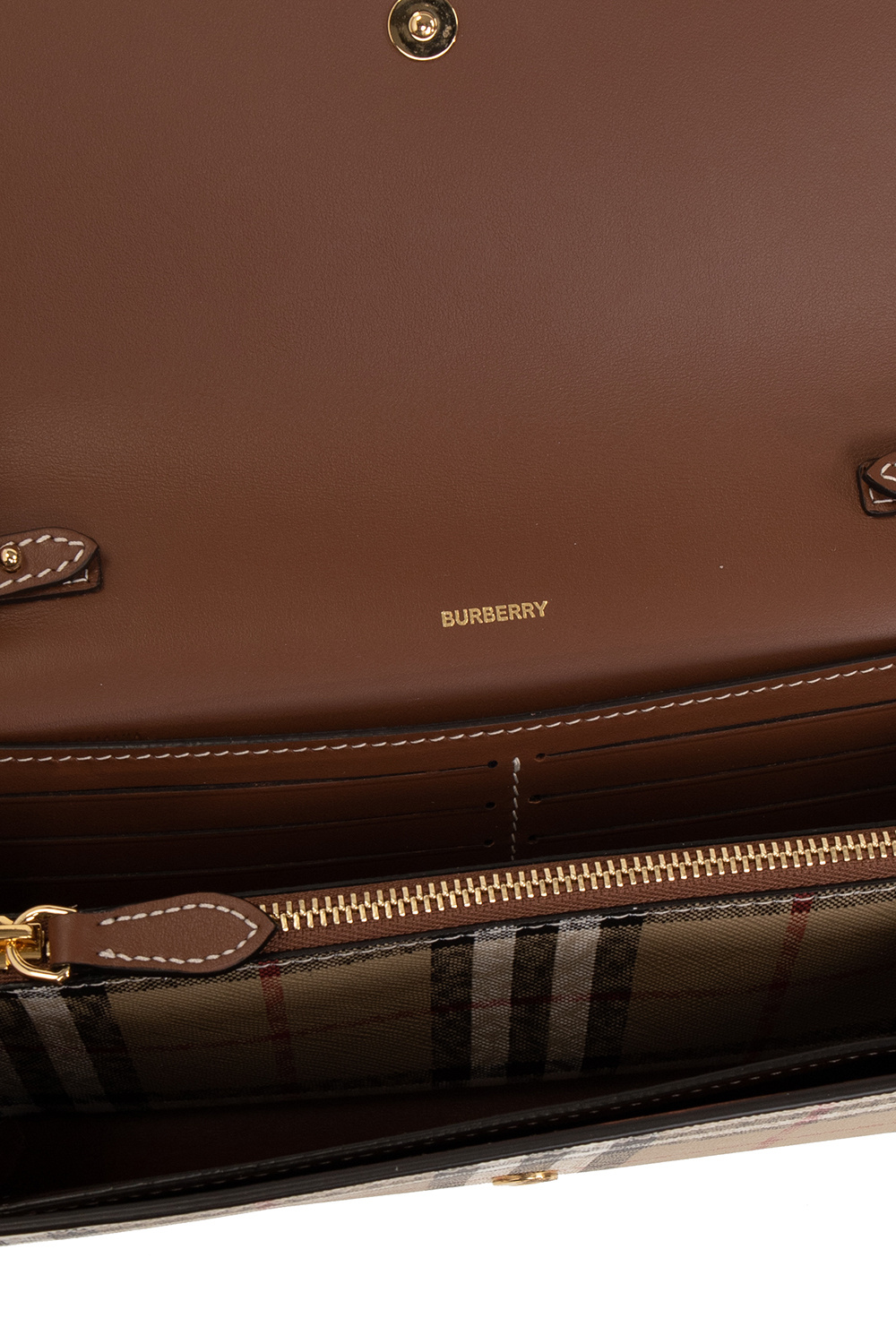 burberry homme ’Hannah’ wallet with strap