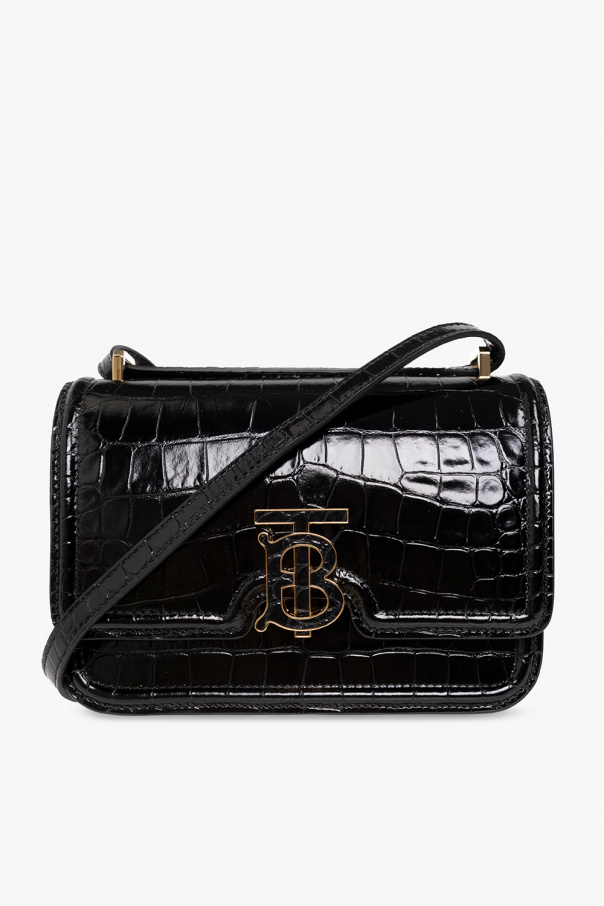 burberry monogram ‘TB Small’ leather shoulder bag