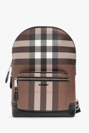Burberry topstitched leather crossbody bag